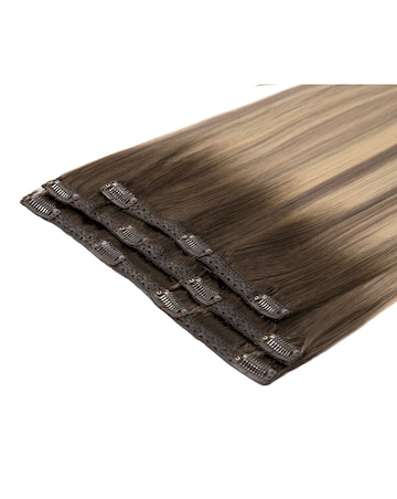 Beauty Works Deluxe Clip in 18inch Hair Extensions- Scandinavian Blonde