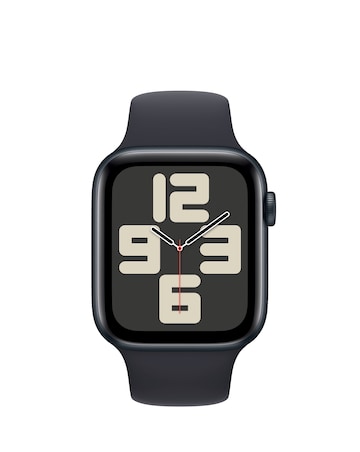 Apple Watch SE GPS 44mm Midnight Aluminium Case with Midnight Sport Band - S/M
