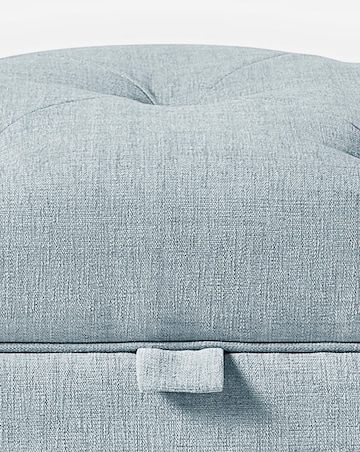 Julipa Colston Chenille Buttoned Storage Footstool