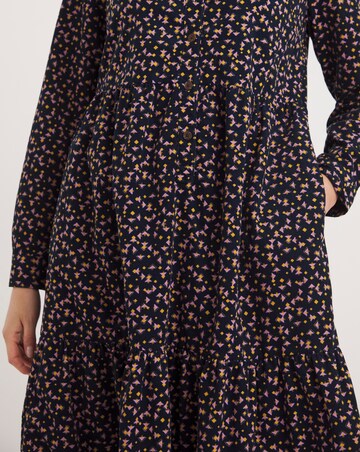 Julipa Printed Cord Shirt Dress