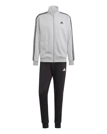 adidas 3 Stripes Fleece Tracksuit