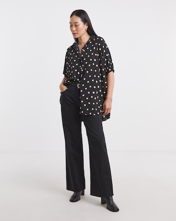 Printed Oversized Blouse