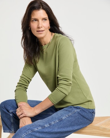 Crew Neck Long Sleeve T-Shirt