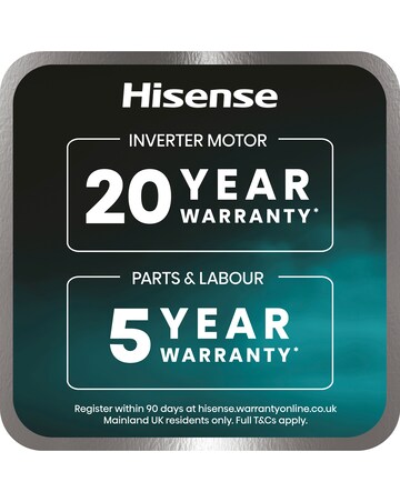 Hisense Power Steam 5i Series DH5I104BWAB WiFi-enabled 10kg Tumble Dryer - White