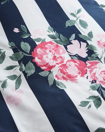 Joanna Hope Ascott Floral Stripe Duvet Cover Set