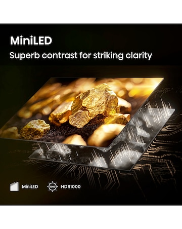 Hisense 55U7QTUK 55in Mini-LED 4K Ultra HD HDR Smart TV