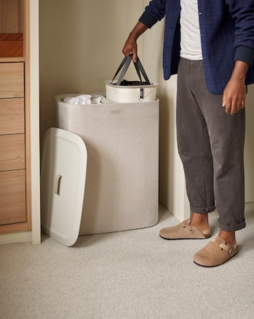 Joseph Joseph 90L Laundry Basket Natural