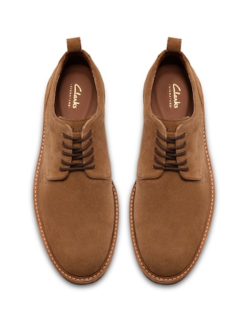 Clarks Aldwin Lace Shoes - Tan