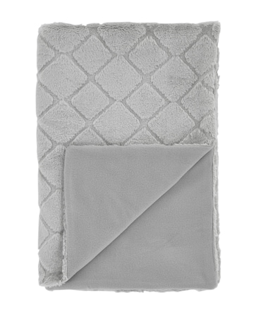 Catherine Lansfield Cosy Diamond Throw
