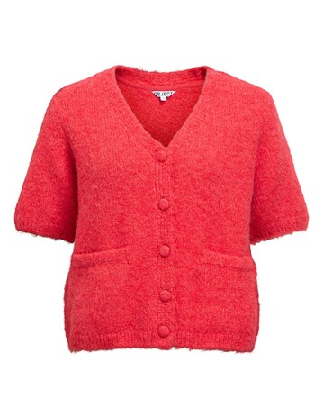 Object Short Sleeve V-Neck Knit Cardigan