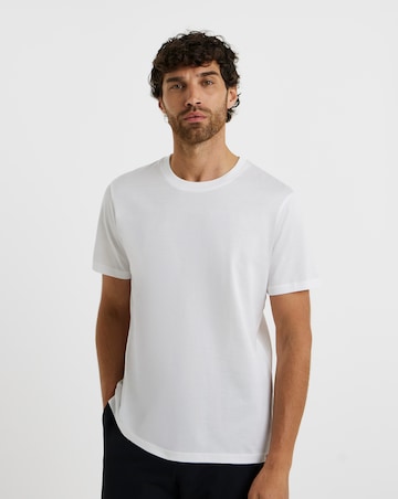 Folio Mercerised Supima Cotton T-Shirt-White