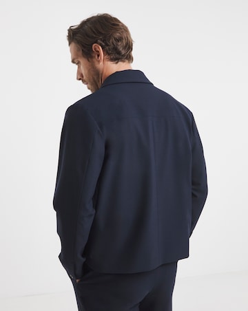 Tailored Zip Through Harrington Jacket