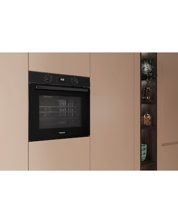 Hotpoint Class 2 HO 475P B UK Built-In Electric Single Oven with Pyrolytic Clean
