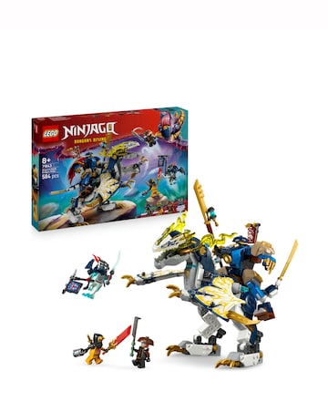 LEGO NINJAGO Rogue's Mech Dragon Rider Ninja Toy and Dragon Battle Playset 71843