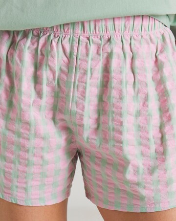 Mickey Mouse Cotton Seersucker Pyjama Short Set