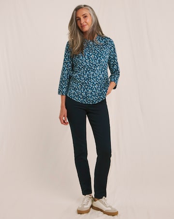 Julipa Pure Cotton Pocket Henley Top