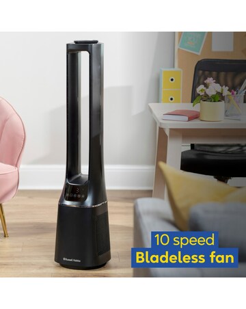 Russell Hobbs Black Bladeless Fan