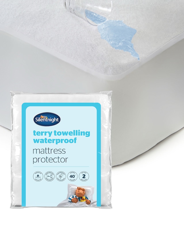 Silentnight Terry Towelling Waterproof Mattress Protector