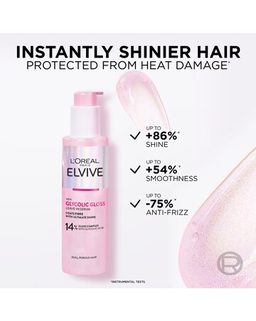 L'Oreal Paris Elvive Glycolic Gloss Leave-In Serum for Dull Porous Hair 200ml