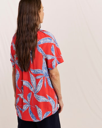 Julipa Printed V-Neck Blouse