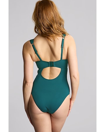 Swimwear Monica Balcony Swimsuit Teal Blue