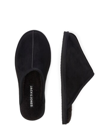 Jack & Jones Dudely Microfibre Slipper - Black