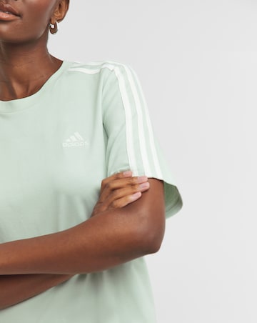 adidas Essentials 3 Stripes Boyfriend Tee Dress