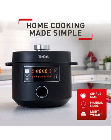 Tefal Turbo Cuisine 4.8L 10in1 Multi Cooker, Electric Pressure Cooker