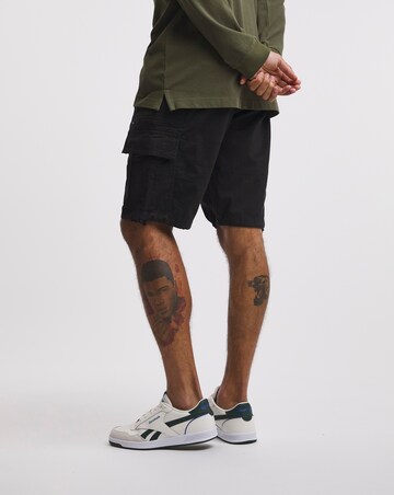 Fully Elasticated Twill Cargo Shorts
