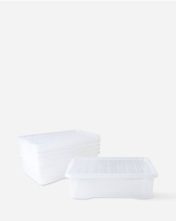 Wham Crystal Underbed 32L Box and Lid 5pk