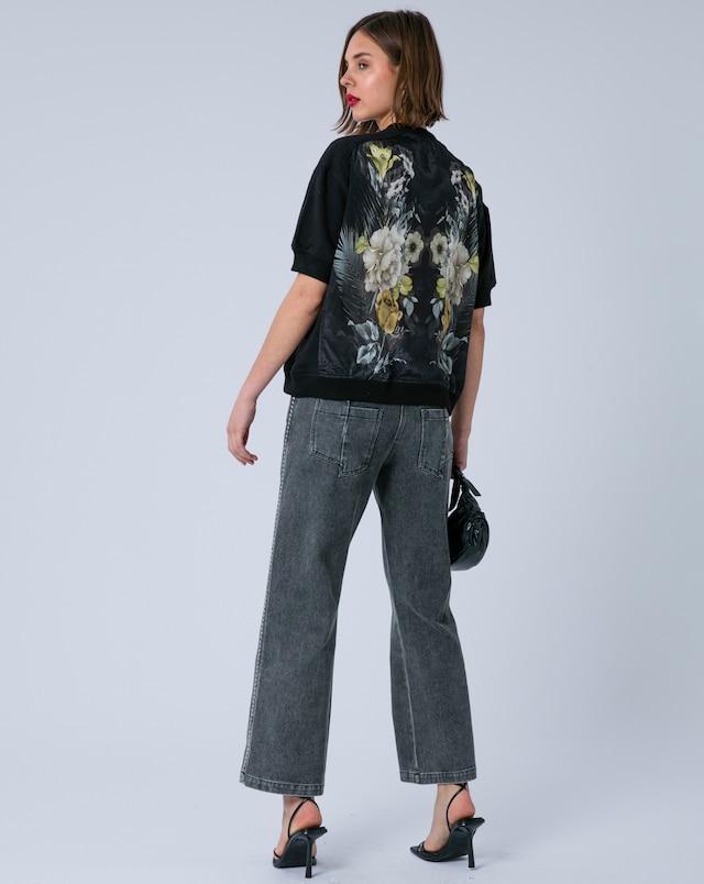 Religion Citrine Floral Sweater Top