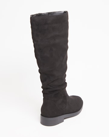 Evren Ruched Boot - Wide Fit (E) & Standard Calf