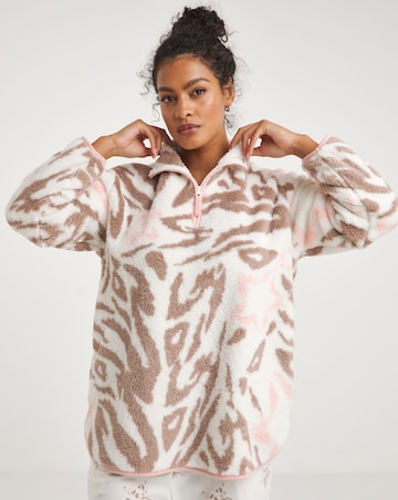 Pretty Secrets Super Soft Snuggle Top With Contrast Binding