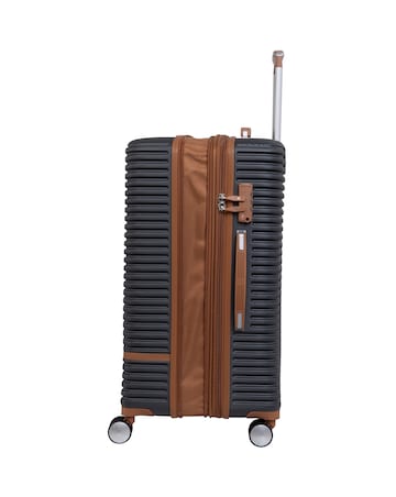 IT Luggage Replicating 3pc Suitcase Set - Charcoal