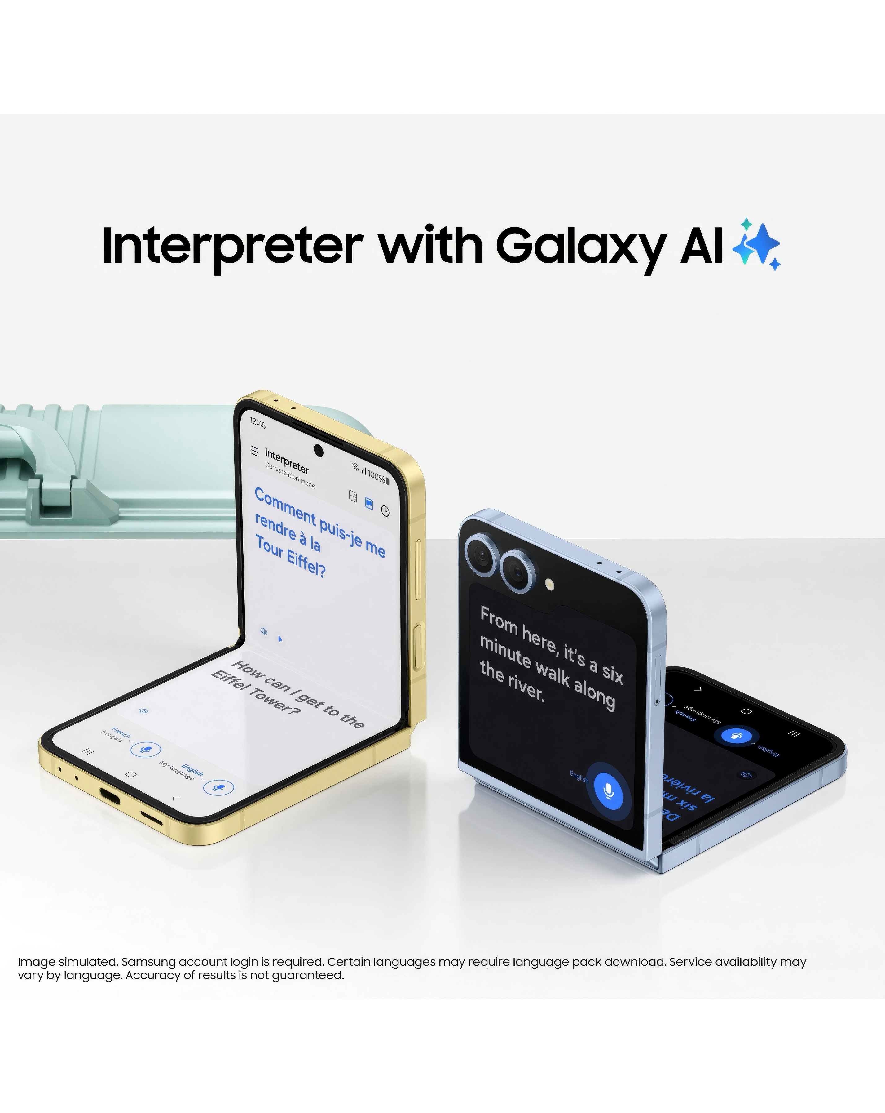 Samsung Galaxy Z Flip6 512GB 5G - Blue - Galaxy AI | JD Williams
