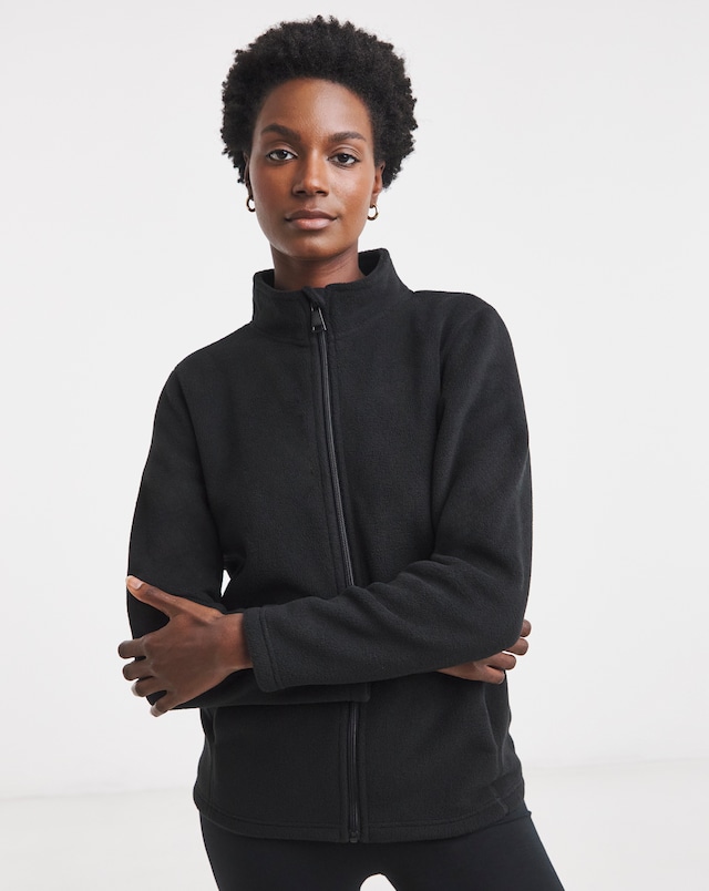 Zip Up Regular Fit Fleece Jacket