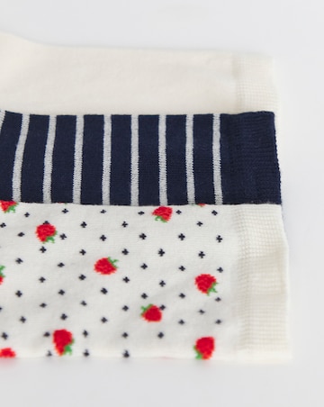 Pretty Secrets (5 Pair Pack) Ankle Socks (Wide Fit)