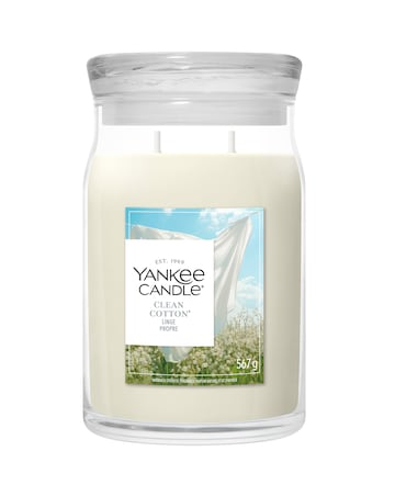 Yankee Candle Signature Large Clean Cotton