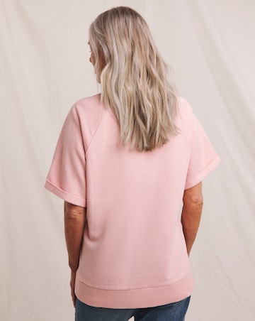 Julipa Pure Cotton Short Sleeve Sweatshirt