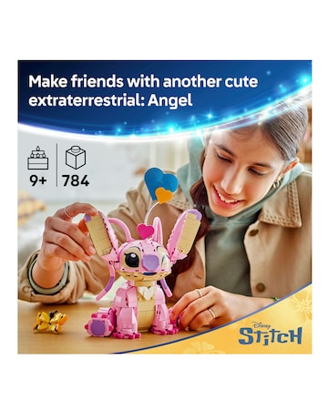 LEGO Disney Angel Lilo & Stitch Building Toy for Girls, Boys and Kids 43257