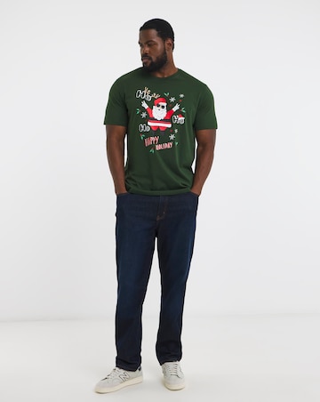 Jack & Jones Christmas T-Shirt - Kombu Green