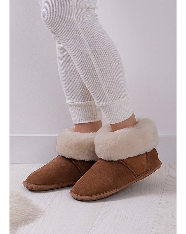 Just Sheepskin Womens Albery Slipper Boots