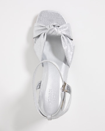 Joanna Hope Knotted Vamp Wedge Sandal - Wide Fit (E)