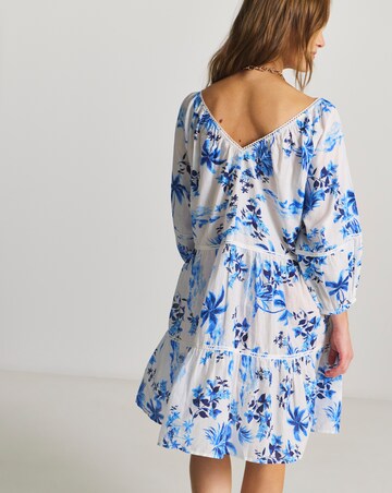 Figleaves Lisbon Tiered Mini Beach Dress