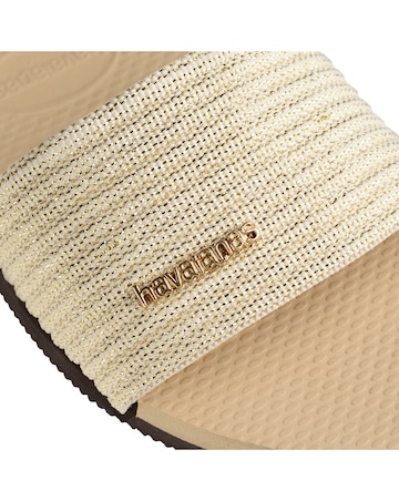 Havaianas Malta Metallic Slider Sandals