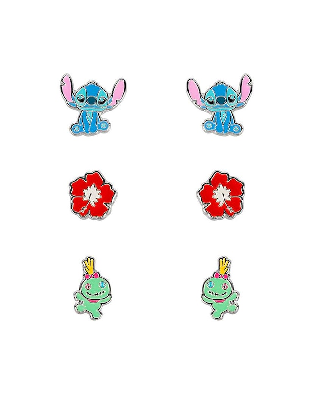 Stitch Stud Earring Set