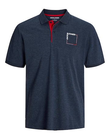 Jack & Jones Verner Logo Polo - Navy
