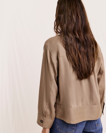 Julipa Linen Mix Detail Jacket