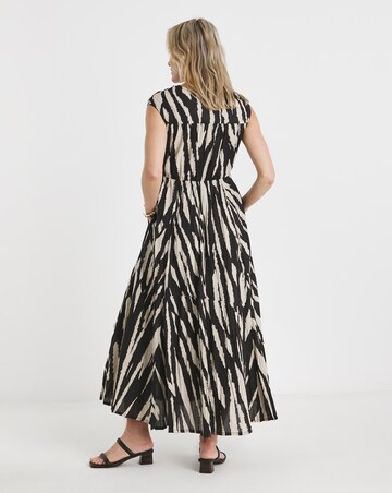 Piure Cotton Tie Front Maxi Dress