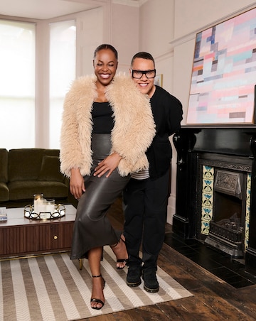 Cream Collarless Shaggy Faux Fur Coat | JD Williams